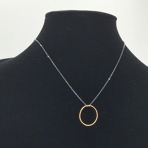 Melissa Joy Melissa 14k Gold "O" Initial Necklace